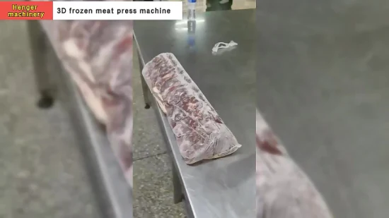 Pressa per carne a doppio stampo di alta qualità e pressa per carne 3D per l'industria